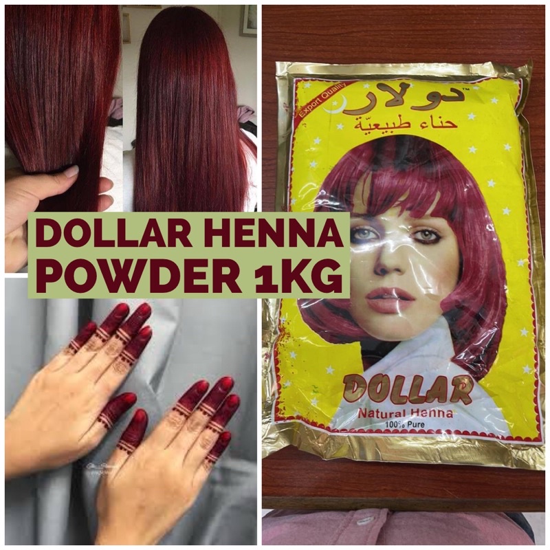 ️ แป้ง DOLLAR HENNA ️ SERBUK HENNA DOLLAR