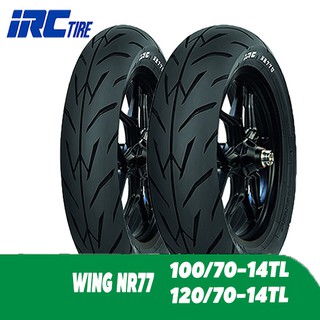 ยางมอเตอร์ไซค์ PCX 2018ขึ้นไป ขนาด 100/70-14&amp;120/70-14 IRC Wing NR77