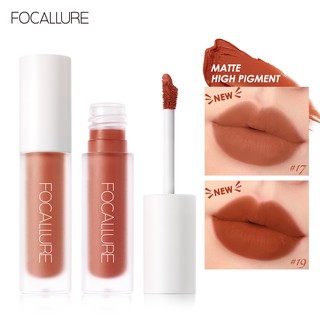 FOCALLURE 19 Colors STAYMAX Matte Long-Lasting Lipstick Kissably-Soft Smooth Moisturize Lightweight Lipstick