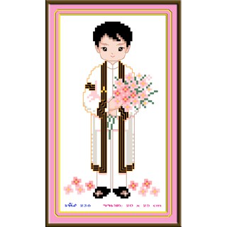 ไอแอมครอสติช iamcrossstitch DIY รหัส L-236 20x25 cm. ชุดอุปกรณ์งานฝีมือปักครอสติชครบชุด