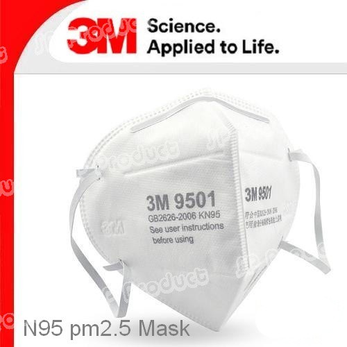 3M9501 Dustproof Mask หน้ากากกันฝุ่น N95 PM2.5 รุ่นพรีเมี่ยม 3M 9501