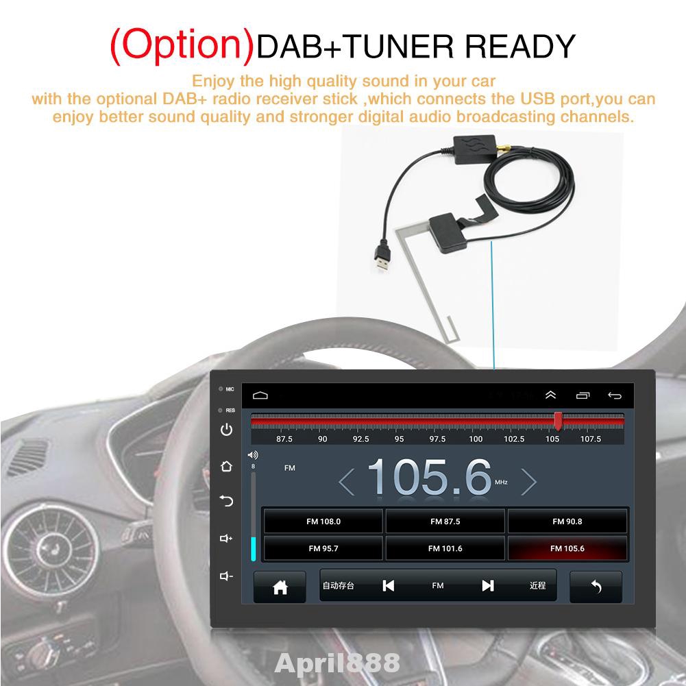 7 Inch Player Car GPS Navigation MP5 Android Universal Radio Touch ...