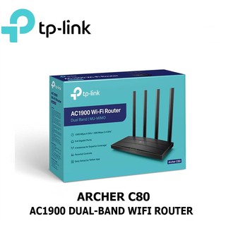 ราคาTP-LINK (Archer C80) Router Wireless AC1900 Dual Band Gigabit