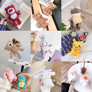 พร้อมส่งในไทย🧸เคสหูฟัง เคสสำหรับ AirPods case เคสแอร์พอด Gen1,2,Pro,3 เคสตัวหมี Teddy bear เคสตุ๊กตา เคสขนฟู