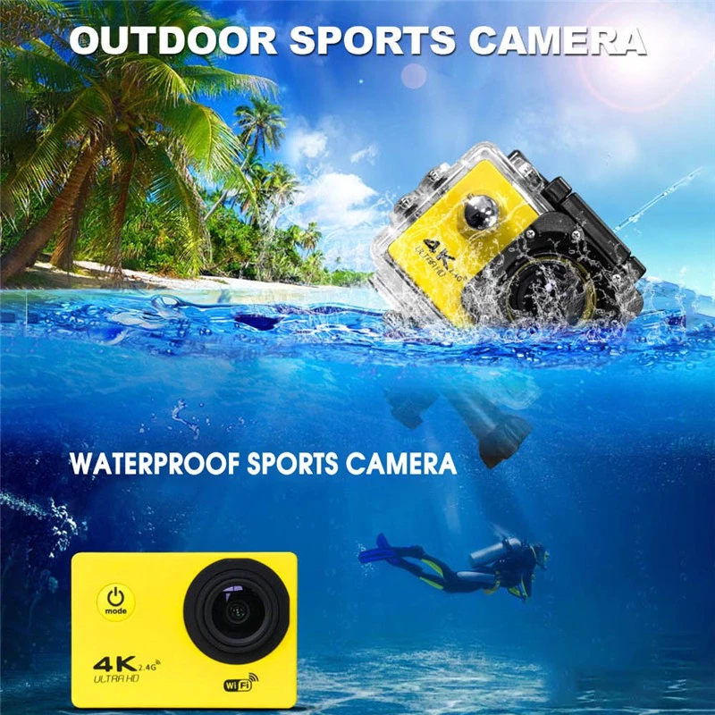 กล้อง Action Camera 4K WiFi พร้อมรีโมท thumbnail 4