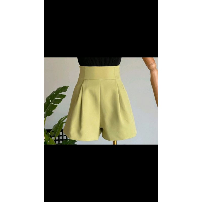 กางเกงขาสั้นทรงบาบี้ candy baby เอวสูงปี้ด ทรงบอลลูนเหลือ sizeเดียว M (เอว 27-28 สพ 37-38)