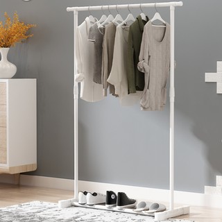 มีล้อเลื่อน ราวตากผ้าสแตนเลส ที่แขวนผ้า ราวแขวนผ้า Clothes Rack