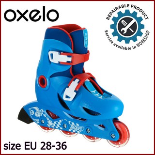 OXELO Roller skating โรลเลอร์สเก็ต รองเท้าสเก็ต สำหรับเด็ก รุ่น PLAY 3 สีฟ้า