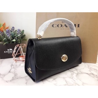 COACH TILLY SATCHEL 23 (COACH C1802) 🔻SIZE : 9" (L) x 5" (H) x 3 1/4" (W) 🔻COLOR : IM/BLACK