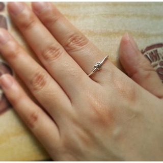 Minimalist925 Knot ring เงินแท้