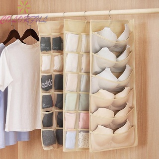 【COLORFUL】Storage Organiser Hanging Bag Oxford Cloth With Metal Hangers Top Storage Bag