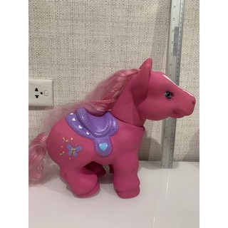 MY LITTLE PONY โพนี่วินเทจ (Pink With Purple Saddle + Butterflies) ของแท้ สภาพ89%