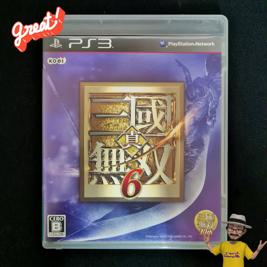 Shin Sangoku Musou 6 แผ่นเกมส์แท้ PS3 มือสอง