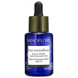 Sanoflore Nuit Merveilleuse Regenerating Anti-Wrinkle Night Oil Organic 30ml