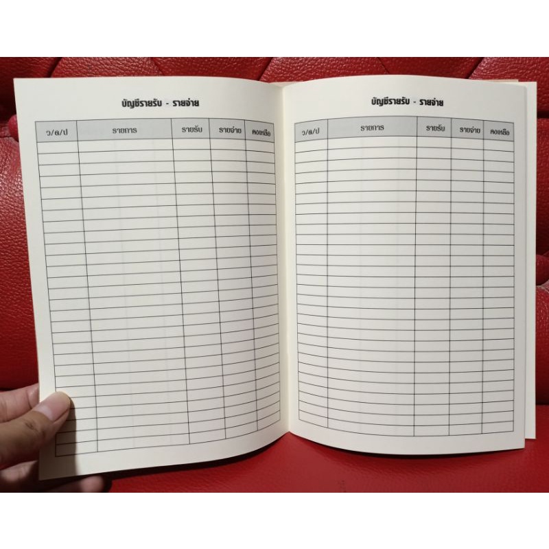 สมุดบันทึกรายรับ-รายจ่าย  A5 ใช้ง่าย จดสะดวก - รูปที่ 3