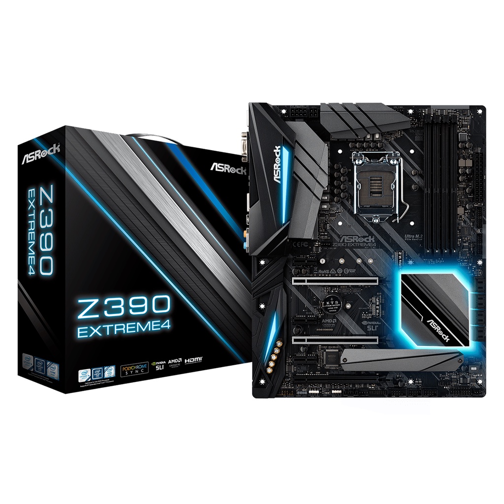 MAINBOARD (เมนบอร์ด) 1151v2 ASROCK Z390 EXTREME4 ตัวท็อป พร้อมส่ง