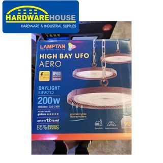 โคมLED HIGH BAY UFO AERO 200W DL LAMPTAN