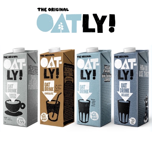 โอ๊ตลี่ โอ๊ต ดริ้งค์ เครื่องดื่มน้ำนมข้าวโอ็ต 1 ลิตร Oatly Oat Drink 1 L.