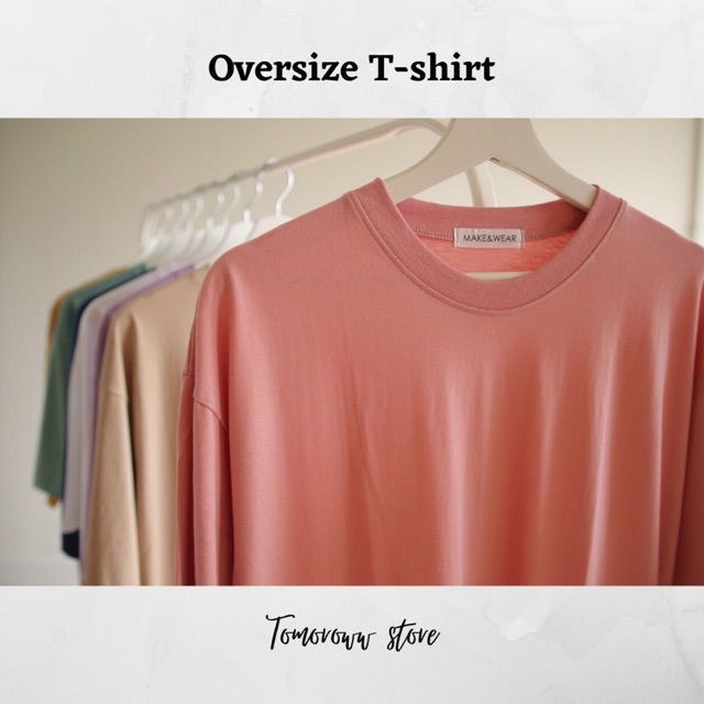 Oversize t-shirt by tomoroww.store เสื้อโอเวอร์ไซส์