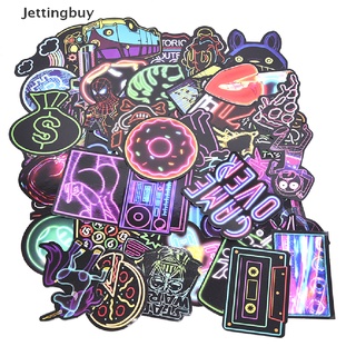 [Jettingbuy] สติกเกอร์นีออน ลายกราฟฟิตี้ กันน้ํา สําหรับติดตกแต่งกระเป๋าเดินทาง แล็ปท็อป DIY 50 ชิ้น
 ใหม่