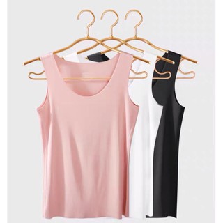 เสื้อกล้ามผู้หญิงไร้ขอบ มีให้เลือก 7 สี เนื้อผ้านุ่ม ใส่สบาย ยืดหยุ่นสูง คุณภาพดี ใส่ออกกำลังกาย ใส่นอน 👍👍👍