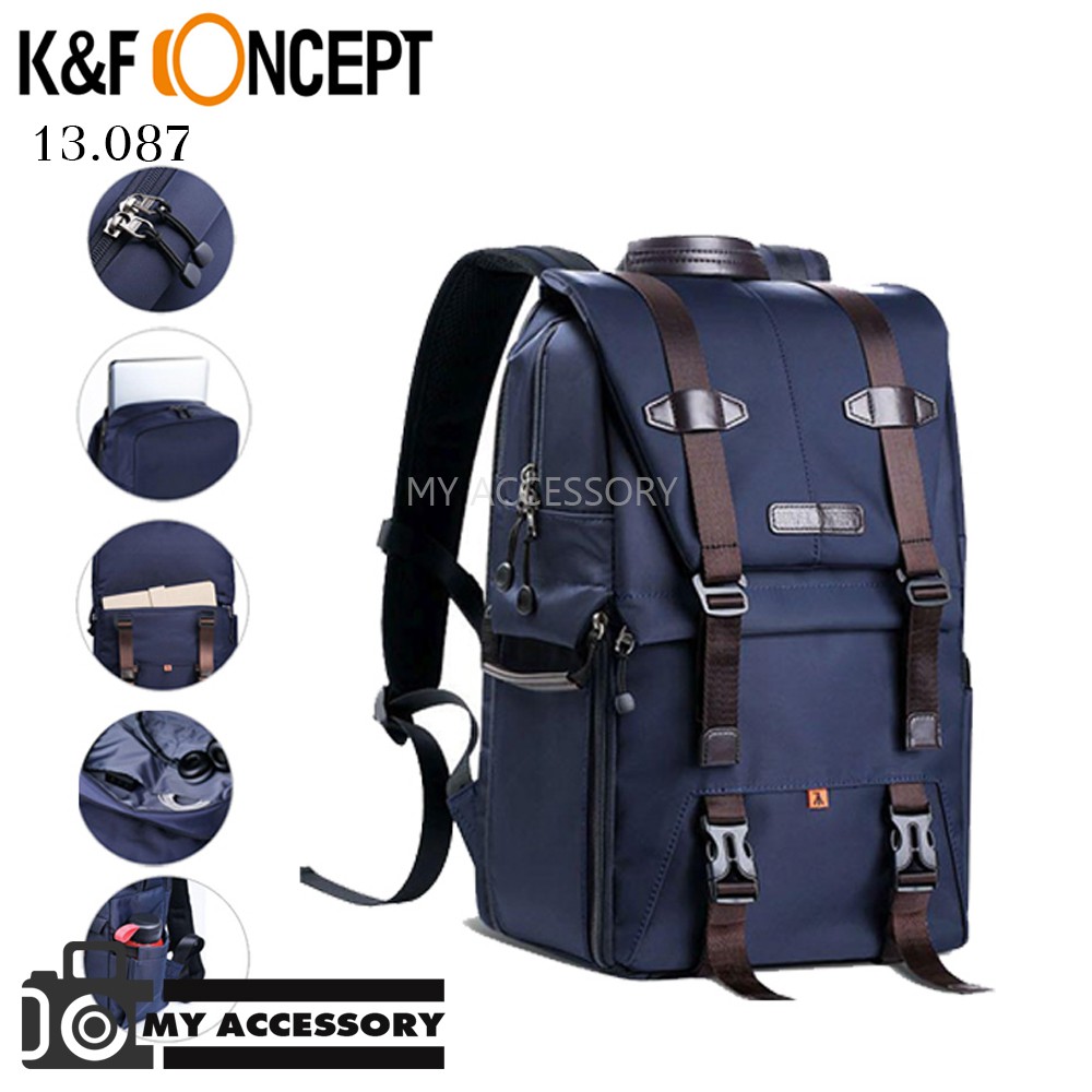 K&amp;F Concept 13.087 DSLR Camera Backpack Waterproof กระเป๋าสำหรับกล้อง