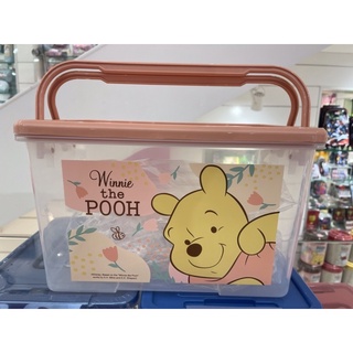 กล่องจัดเก็บเอนกประสงค์มีหูล็อก พลาสติกเกรดดี ลิขสิทธิ์แท้ กันน้ำ ลายน่ารัก