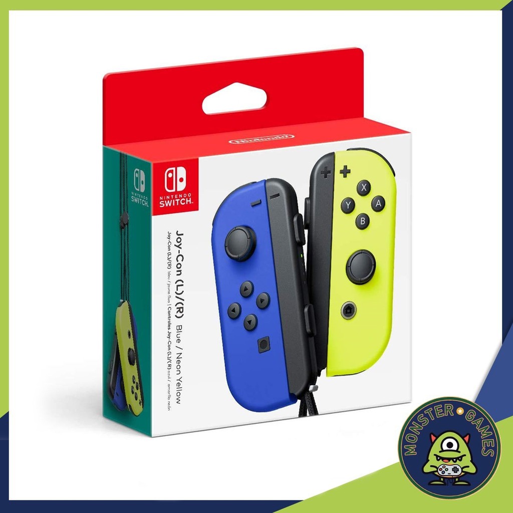 Joy-Con สีน้ำเงิน-เหลือง Nintendo Switch (Joy-Con Navy-Yellow color for Nintendo Switch)(จอย Con)
