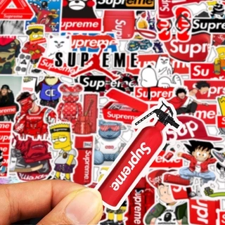 💥พร้อมส่ง💥Sup Supreme sticker สติกเกอร์กันน้ำรูปแบบที่แตกต่างกัน 50ชิ้น dragon ball one piece NARUTO