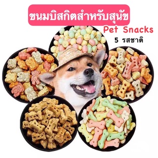 🐶พร้อมส่ง🐶 ขนมบิสกิตสุนัข บิสกิตหมา ขนมฝึกสัตว์เลี้ยง ขนมปังหมา รสนม รสเนื้อ รสผลไม้ รสธัญพืช ขนมสำหรับสุนัข