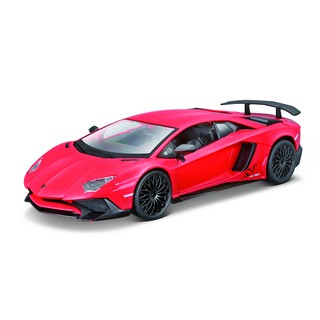 รถโมเดลคันหรูสีแดง เปิดประตู เปิดหลังได้ bburago 18-21079 Lambo Aventador SV Cop’e (LP750-4)1/24