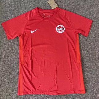 เสื้อกีฬาแขนสั้น ลายทีมชาติฟุตบอล Canada Home and Away Jersey 22-23 คุณภาพสูง ไซซ์ S-XXL