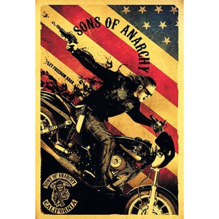 โปสเตอร์ หนัง SONS OF ANARCHY SOA 2008 POSTER 24”x35” Inch American TV Series CHARLIE HUNNAM