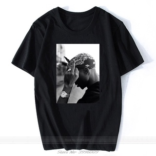 T Hombre Streetwear Style 2Pac Tupac Shakur เสื้อยืดลําลองแขนสั้นพิมพ์ลาย Moda Hombre ShirtsS-5XL