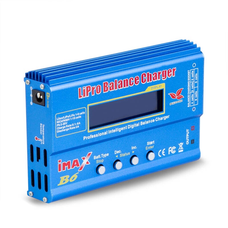 IMAX ( B6 / B6AC ) 80W 6A อะแดปเตอร์ชาร์จแบตเตอรี่ Lipo Nimh Li-Ion Ni-Cd ดิจิตอลสําหรับเครื่องบินบังคับวิทยุ