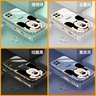 เคส OPPO A54 Disney Mickey MQ โทรศัพท์ยางนุ่มลายกล้องสําหรับ