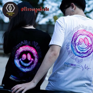 Pb2A //เสื้อยืดแนวสตรีทพิมพ์ลาย "สมาย" พร้อมส่ง!