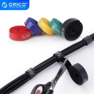 Orico 5Pcs Cable Winder ที่ม้วนเก็บสายเคเบิล สายเคเบิล ที่เก็บสายเคเบิล ที่ม้วนสายเคเบิล ไนล่อน ที่มีสีสัน ผูกฉลากริบบิ้น สายไฟ 5 ชิ้น