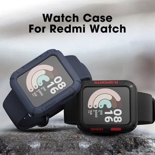 สําหรับ Xiaomi Watch LIte Red Mi Watch TPU Case Protector Red Mi Strap SIKAI Band Bracelet Smart อุปกรณ์เสริม