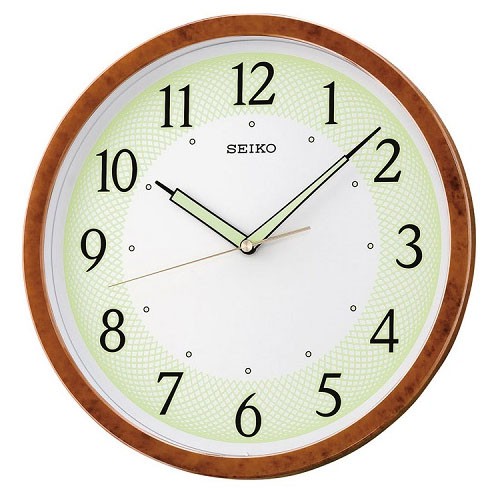 SEIKO นาฬิกาแขวน รุ่น QXA472B เรืองแสงชัดมาก สินค้าใหม่ แท้ (ขนาด 31 ซม.)