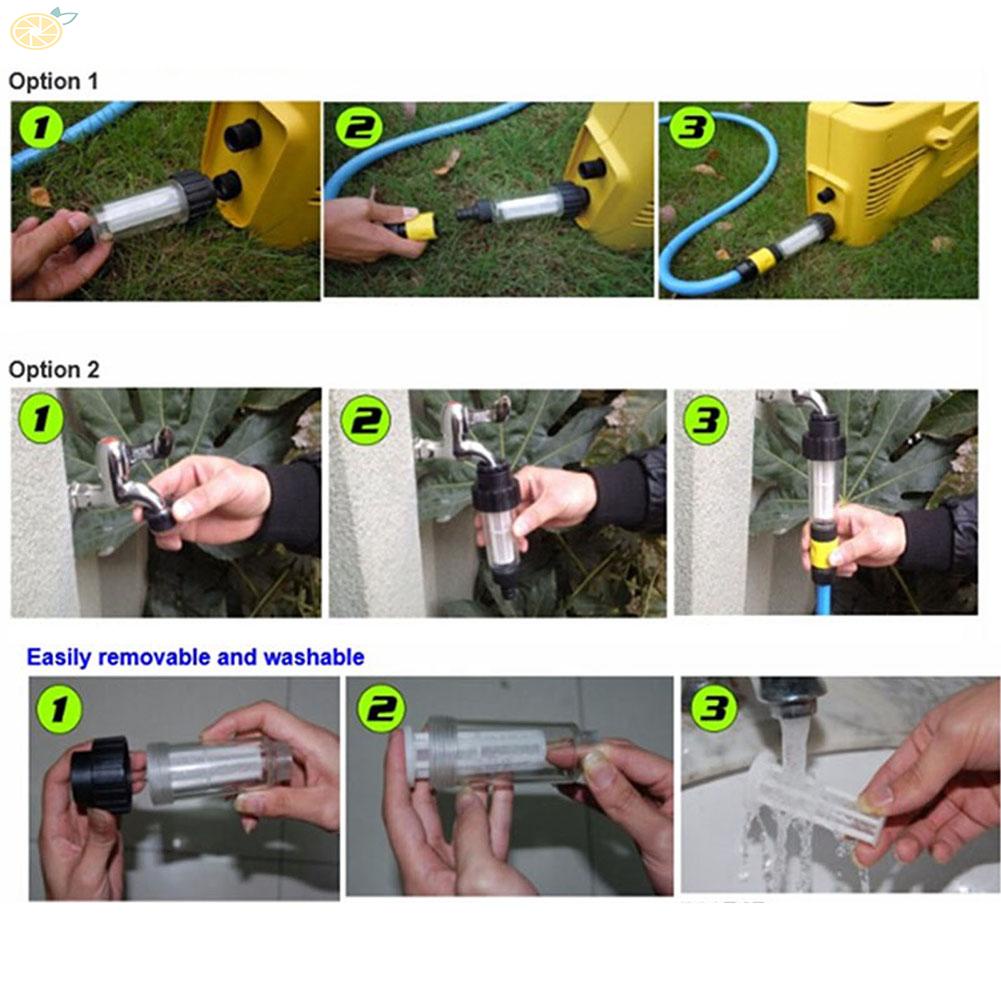 ตัวกรองปั๊มน้ําท่อ 3/4 นิ้ว สําหรับเครื่องซักผ้า KARCHER K2 K3 K4 K5 ราคา ถูกที่สุด ดีลบีเคเค แกลเลอรีภาพที่ 3