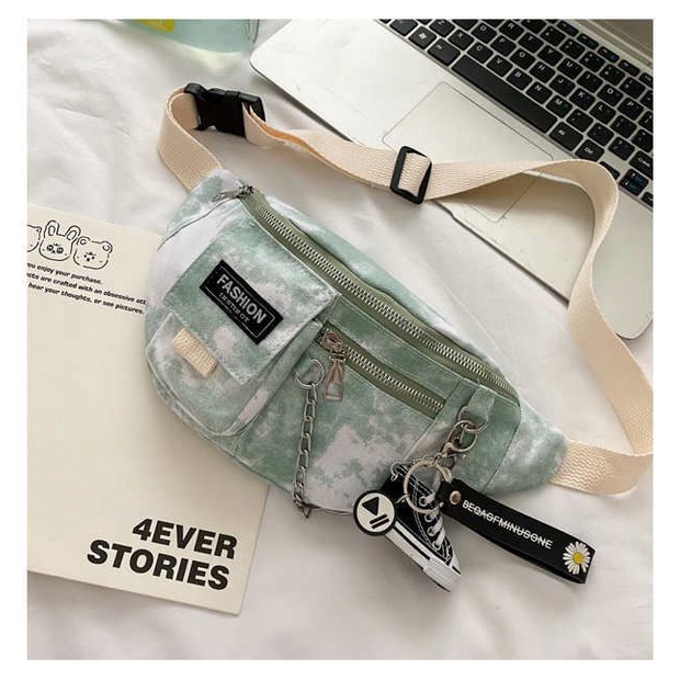 ✅ พร้อมส่ง ในไทย ถูกที่สุด ✅ กระเป๋าคาดอก กระเป๋าใบเล็กอินเทรนด์เวอร์ชั่นเกาหลี ราคา ถูกที่สุด ดีลบีเคเค แกลเลอรีภาพที่ 6