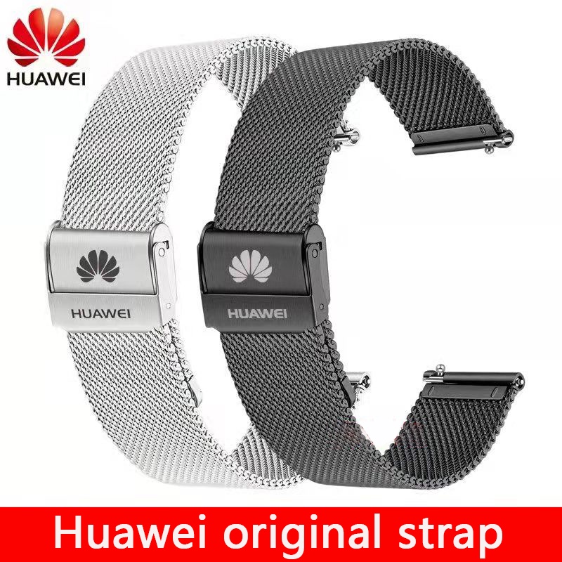 Original HUAWEI นาฬิกา watch3/3Pro/GT2 GT3 GT4 GT5 42mm46mm/GT2 Pro/GT2e/GT/2pro/GT3 SE/HUAWEI WATCH GT Runner โลหะแฟชั่นธุรกิจสายคล้อง