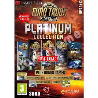 euro truck simulator 2 V 1.41.1 (74Dlc) แผ่นเกมส์ แฟลชไดร์ฟ เกมส์คอมพิวเตอร์  PC โน๊ตบุ๊ค