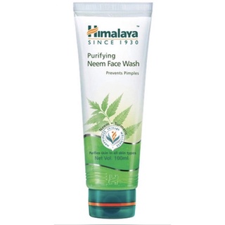Himalaya Neem face wash 100ml compleet caer 20g free toothpaste for you