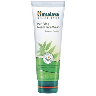 Himalaya Neem face wash 100ml compleet caer 20g free toothpaste for you