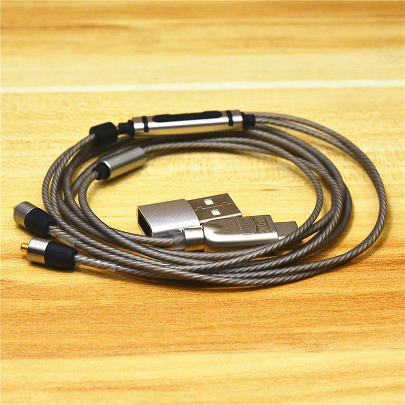 อะแดปเตอร์ชิปถอดรหัส Type-C Dac Alc5686 สําหรับสายหูฟัง Sennheiser Ie8Ie8I Ie80 80S Shure Mmcx Se215 (Mmcx)
#8