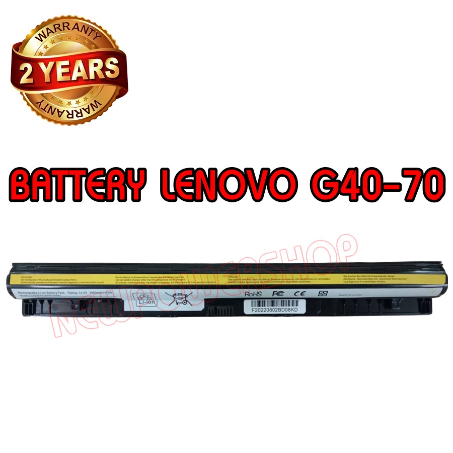 รับประกัน 2 ปี BATTERY LENOVO G40-70 แบตเตอรี่ เลอเนอโว  G400S G405S G410S G510S