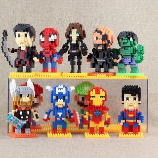 ตัวต่อนาโนไซส์ M - Hsanhe 8101-8124 Super Heroes Avengers Superman