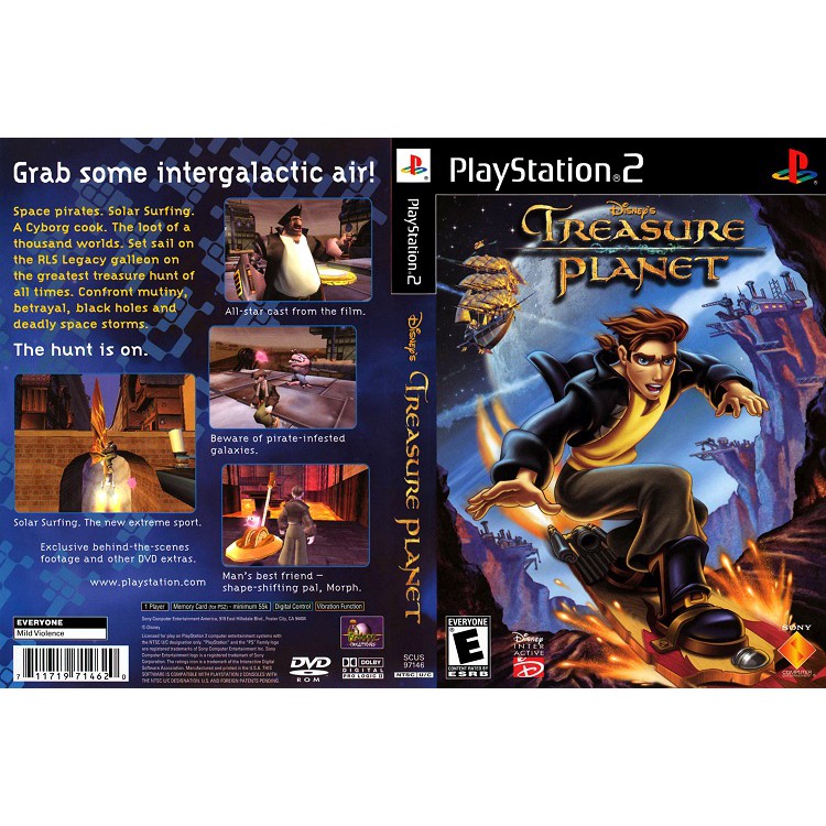 TREASURE PLANET [PS2 US : DVD5 1 Disc]